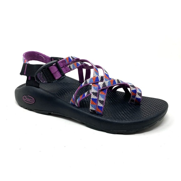 Chaco Women’s ZX/ 2 Sandals Size 7 Purple Strappy Hiking Outdoor Shoes - Picture 1 of 6